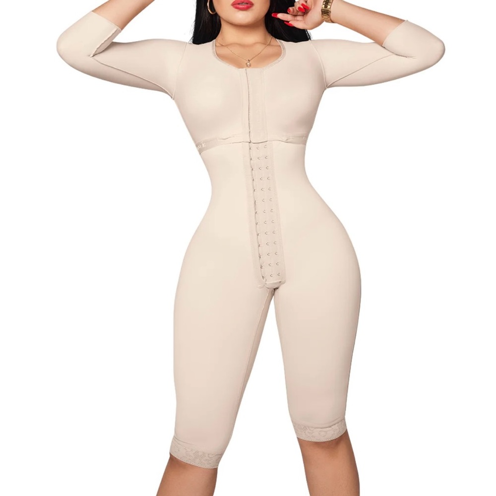 Faja girdle long sleeve, bra long leg